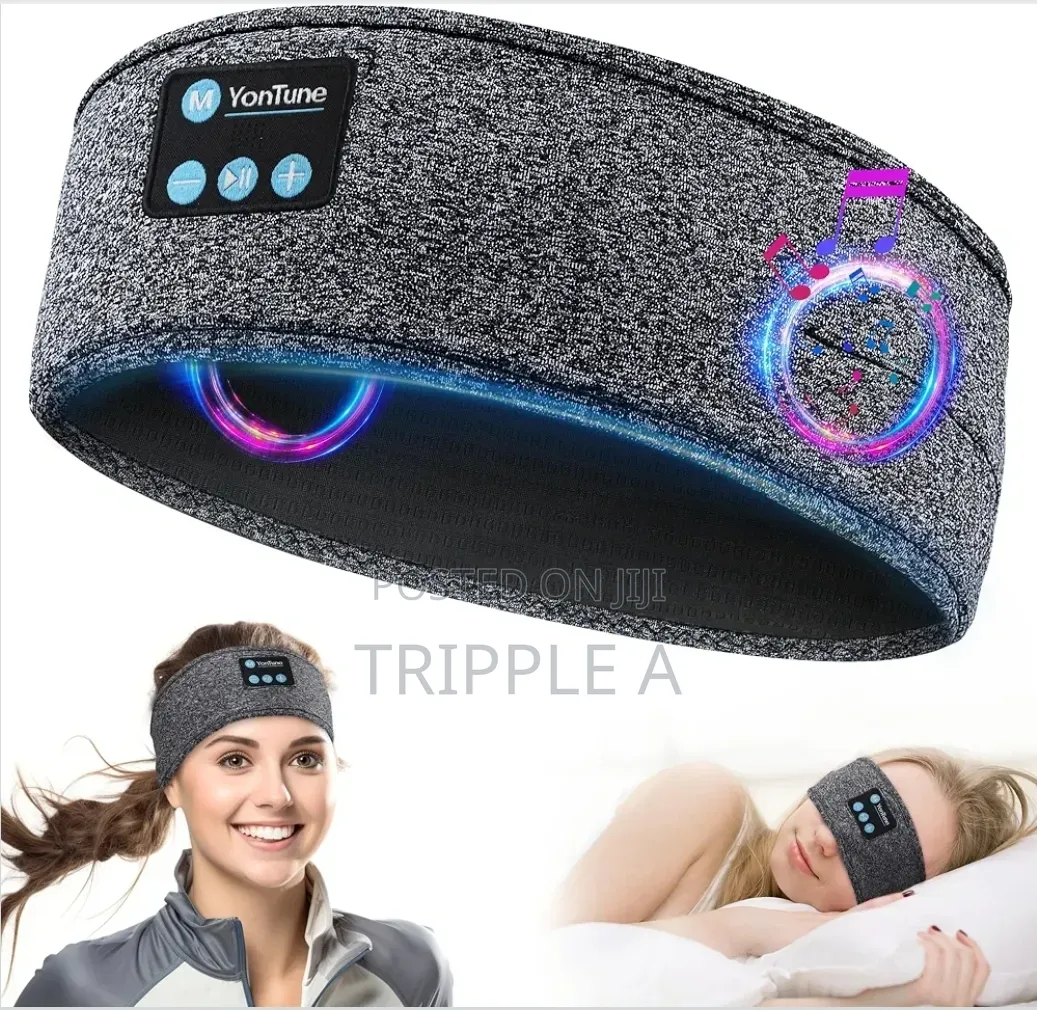 Wireless Bluetooth Sports Headband Music Sleep Headphones