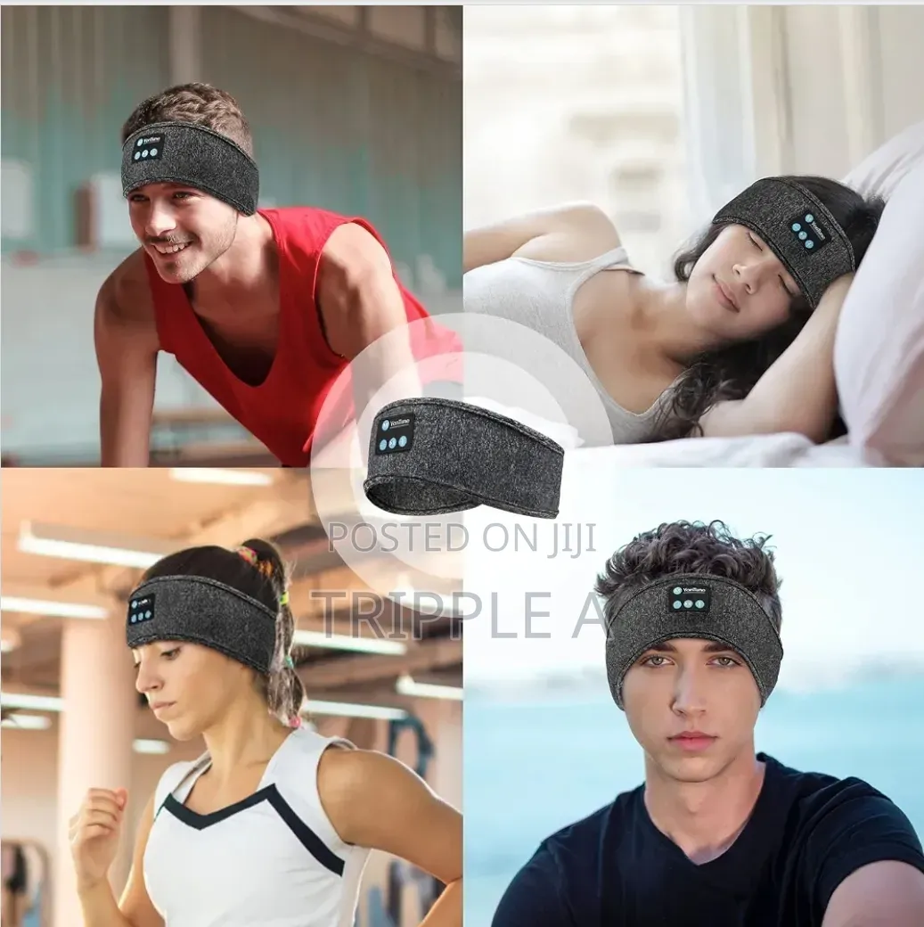 Wireless Bluetooth Sports Headband Music Sleep Headphones