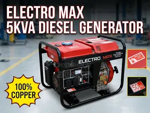 Electro Max Em-4500d Diesel Generator - Powerful Reliable (5kva)