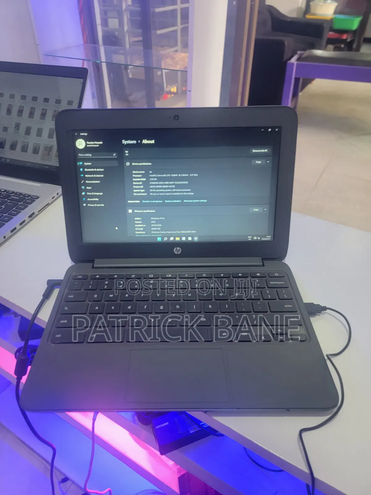 Laptop HP Chromebook 11 G5 EE 2GB Intel Celeron SSD 60GB