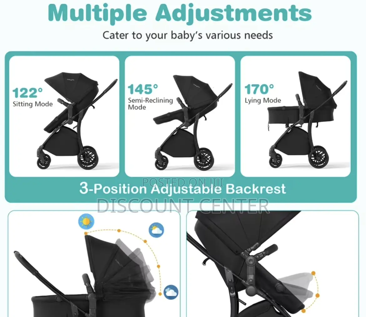 2 in 1 Convertible Baby Stroller