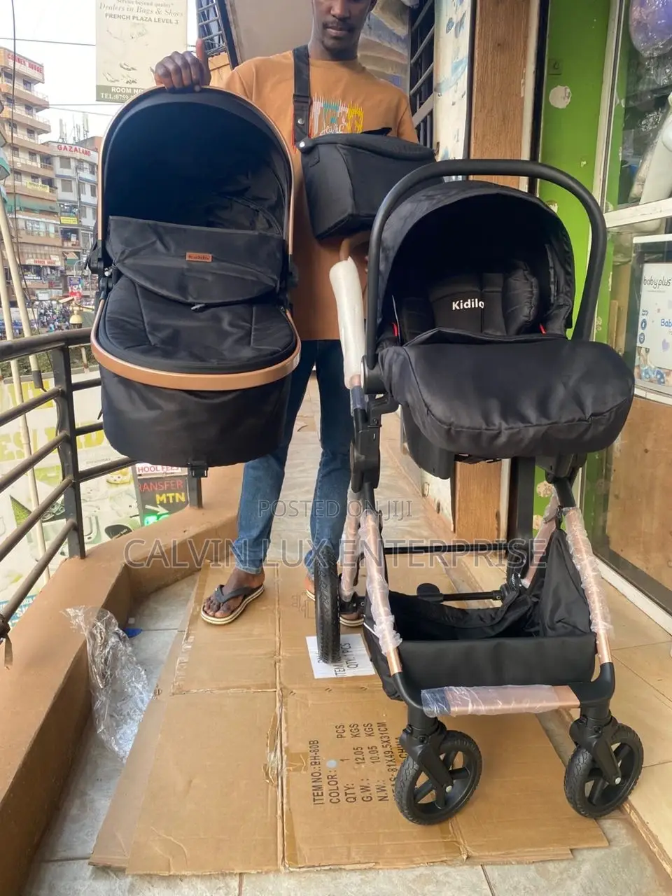 3 in 1 Baby Stroller With Car Seat and Bag