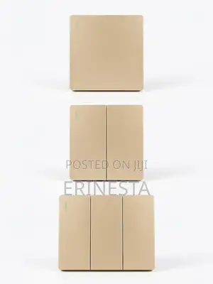 Modern Premium Gold Light Switches – Elegant Home Control