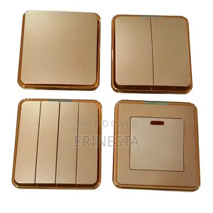 Modern Premium Gold Light Switches – Elegant Home Control