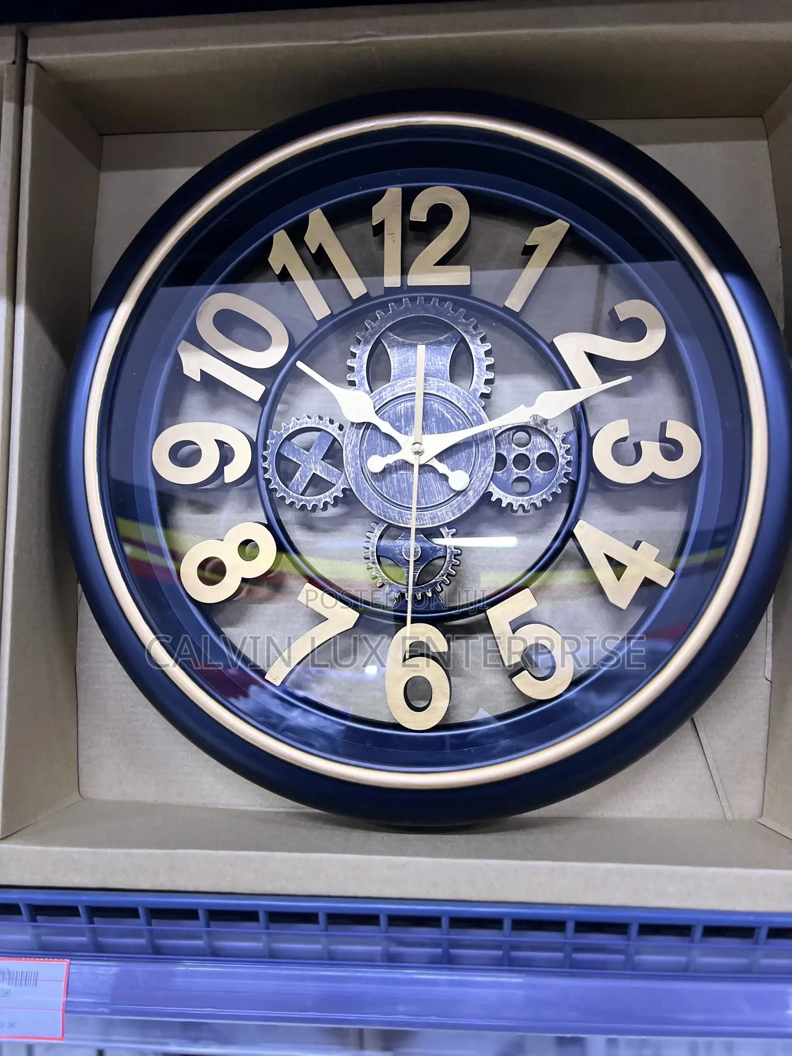 Industrial Mechanical Wall Clock