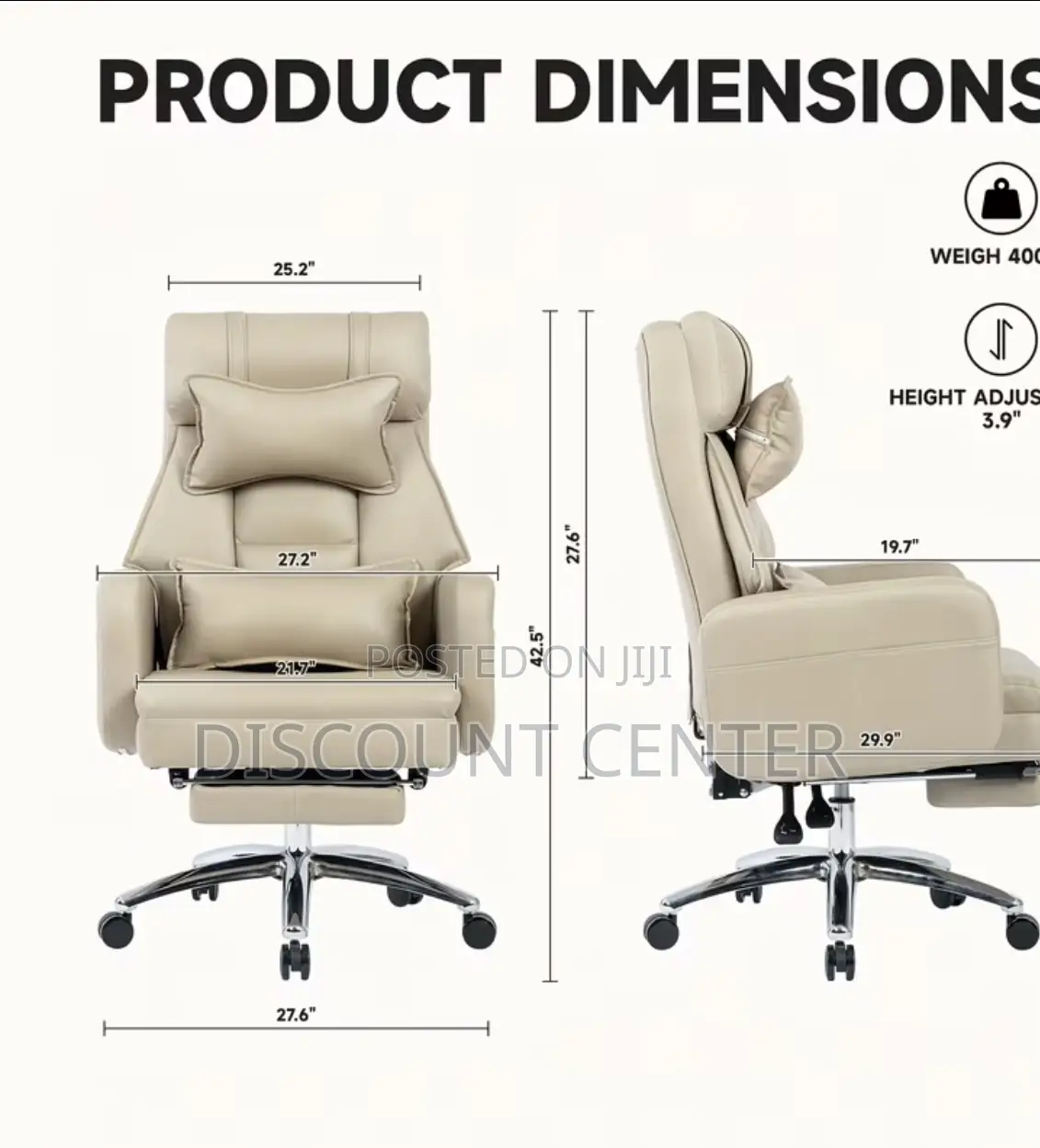 Office Chair Full Cushion 360 Degrees
