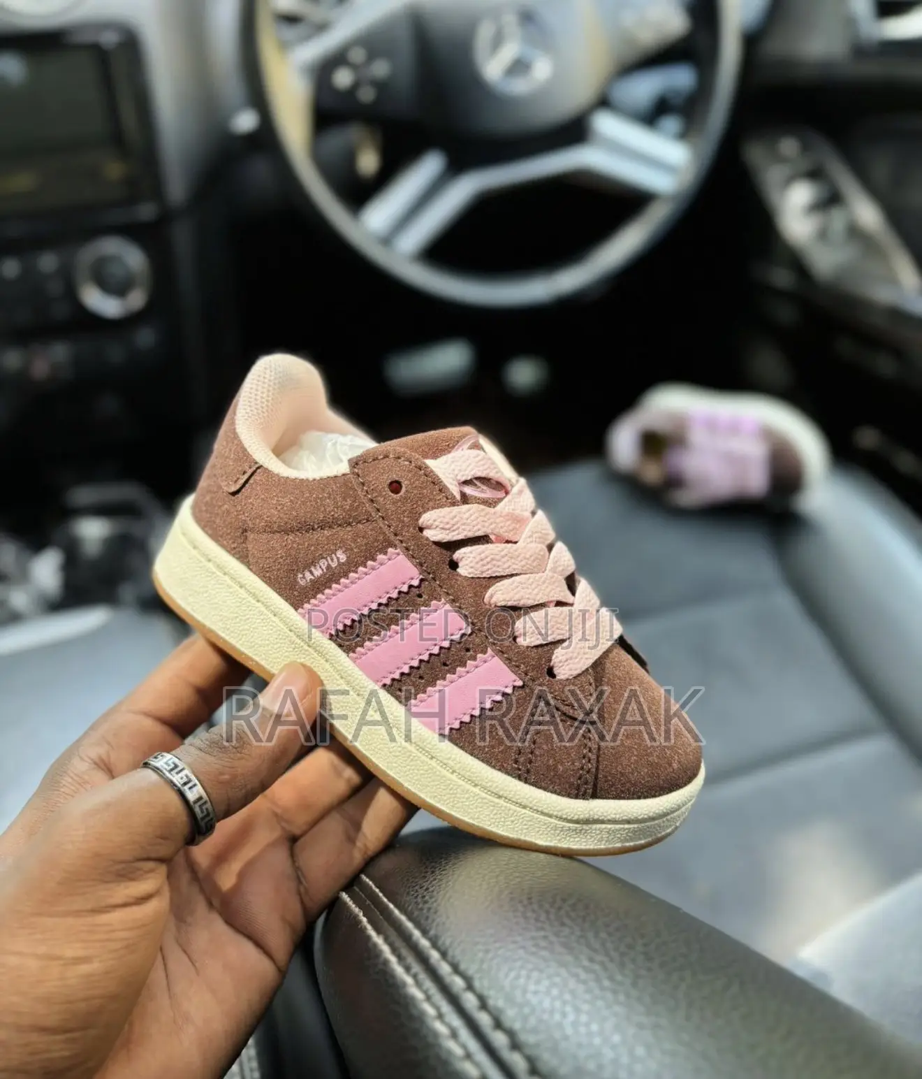 Original Kid’S Brown/Pink Adidas Campus 00s Baby Sneakers