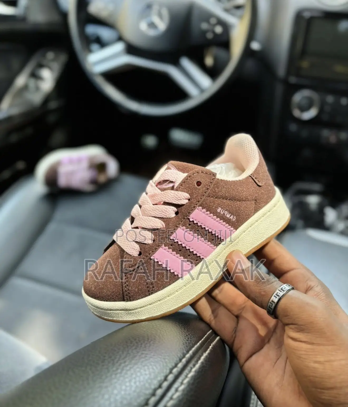 Original Kid’S Brown/Pink Adidas Campus 00s Baby Sneakers