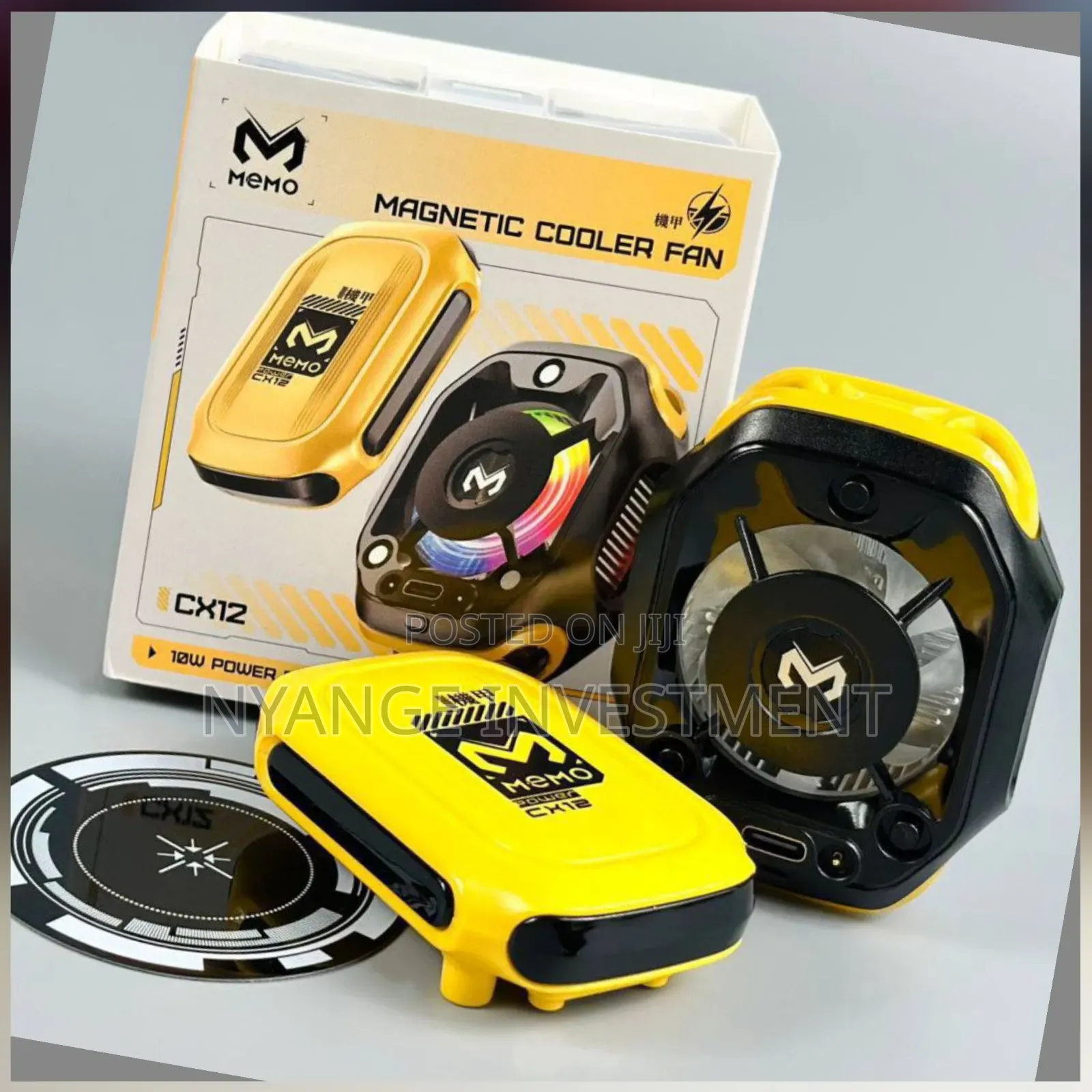 Memo Cx12 Is a Magnetic Mobile Phone Cooler.