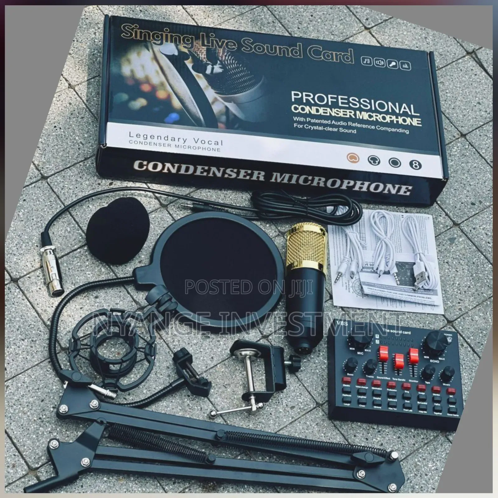 Bm-800 Condenser Microphone Kit Often Bundled With a V8.