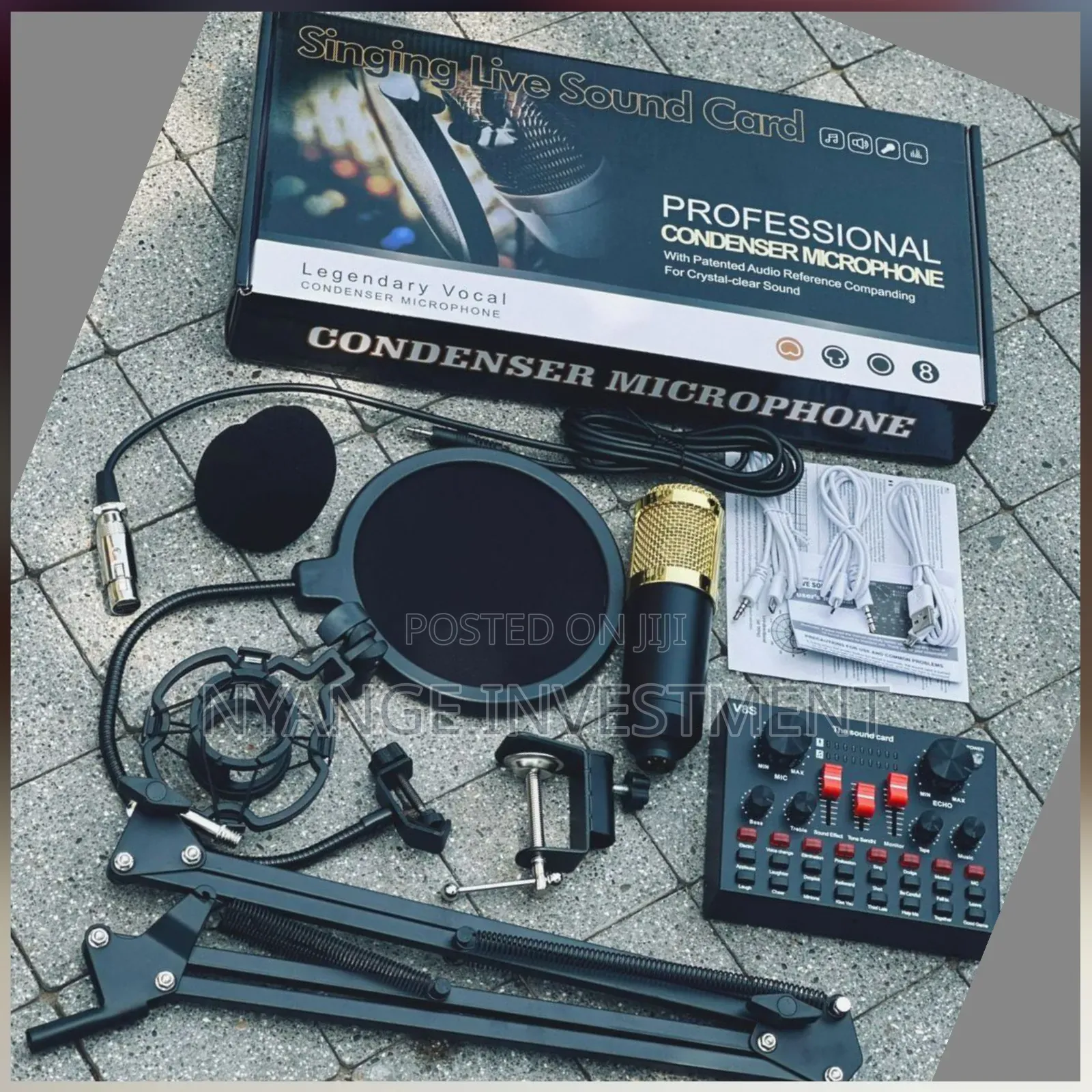 Bm-800 Condenser Microphone Kit Often Bundled With a V8.