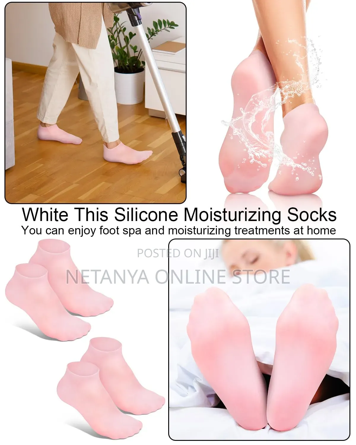 Silicone Moisturizing Foot Socks