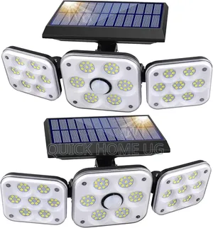 3-Heads Outdoor Solar Security Light