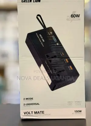 Green Lion Volt Mate 27000mah Power Station 60w Usb-c Cable
