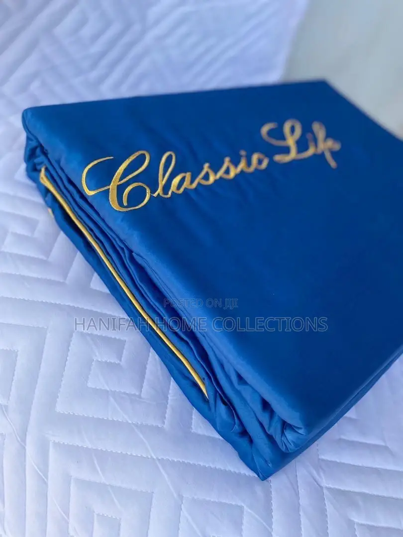 Royal Blue Classic Luxe Duvet Cover