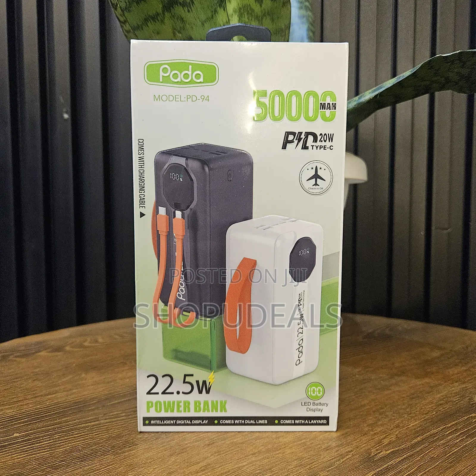 Pada Pd-94 Power Bank 50000mah