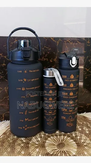 Bottles Both Plastic and Metallic