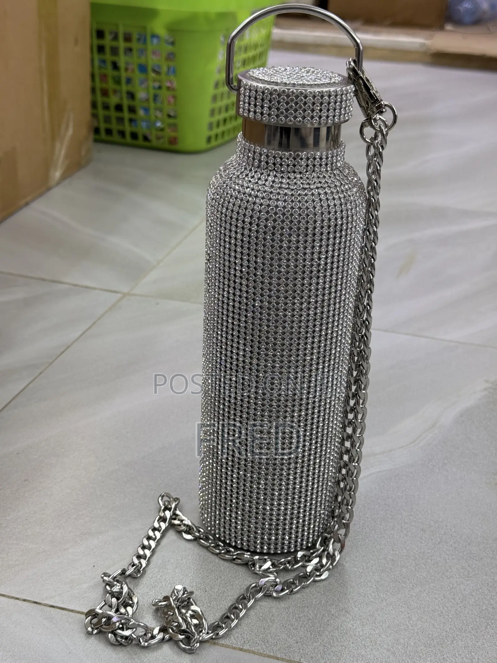 Shimmering Stainless Steel Water Bottle For Hot And Cold
