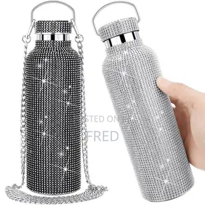 Shimmering Stainless Steel Water Bottle For Hot And Cold