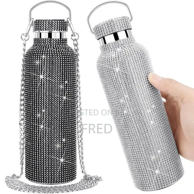 Shimmering Stainless Steel Water Bottle For Hot And Cold
