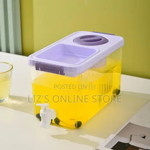 Plastic Juice Cold Kettle With Faucet 4l