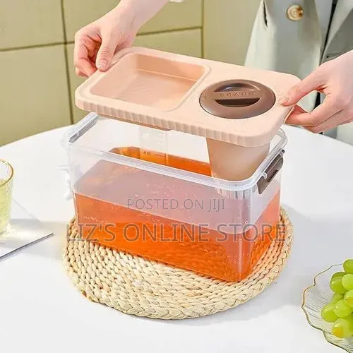 Plastic Juice Cold Kettle With Faucet 4l