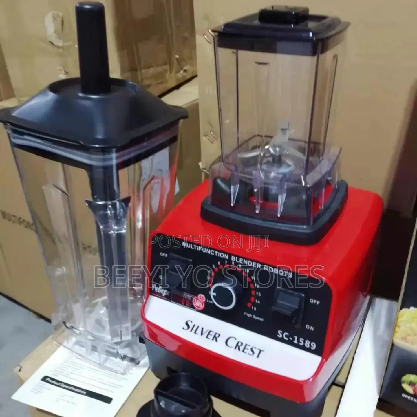 Silver Crest 4500w Multifunction Blender – Commercial Grade