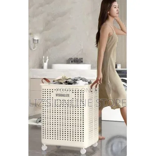 Earwig Laundries Storage Container With Wheels Dirty Clothes