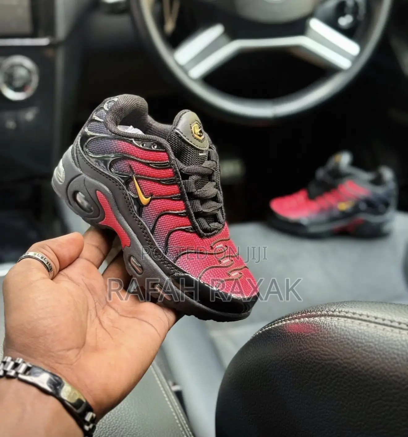 Original Kid’S Red/Black Nike Air Max Tn Baby Sneakers