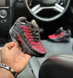 Original Kid’S Red/Black Nike Air Max Tn Baby Sneakers