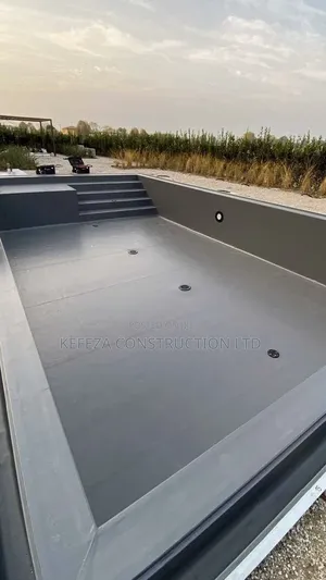 Smoky Grey Pool Tiling