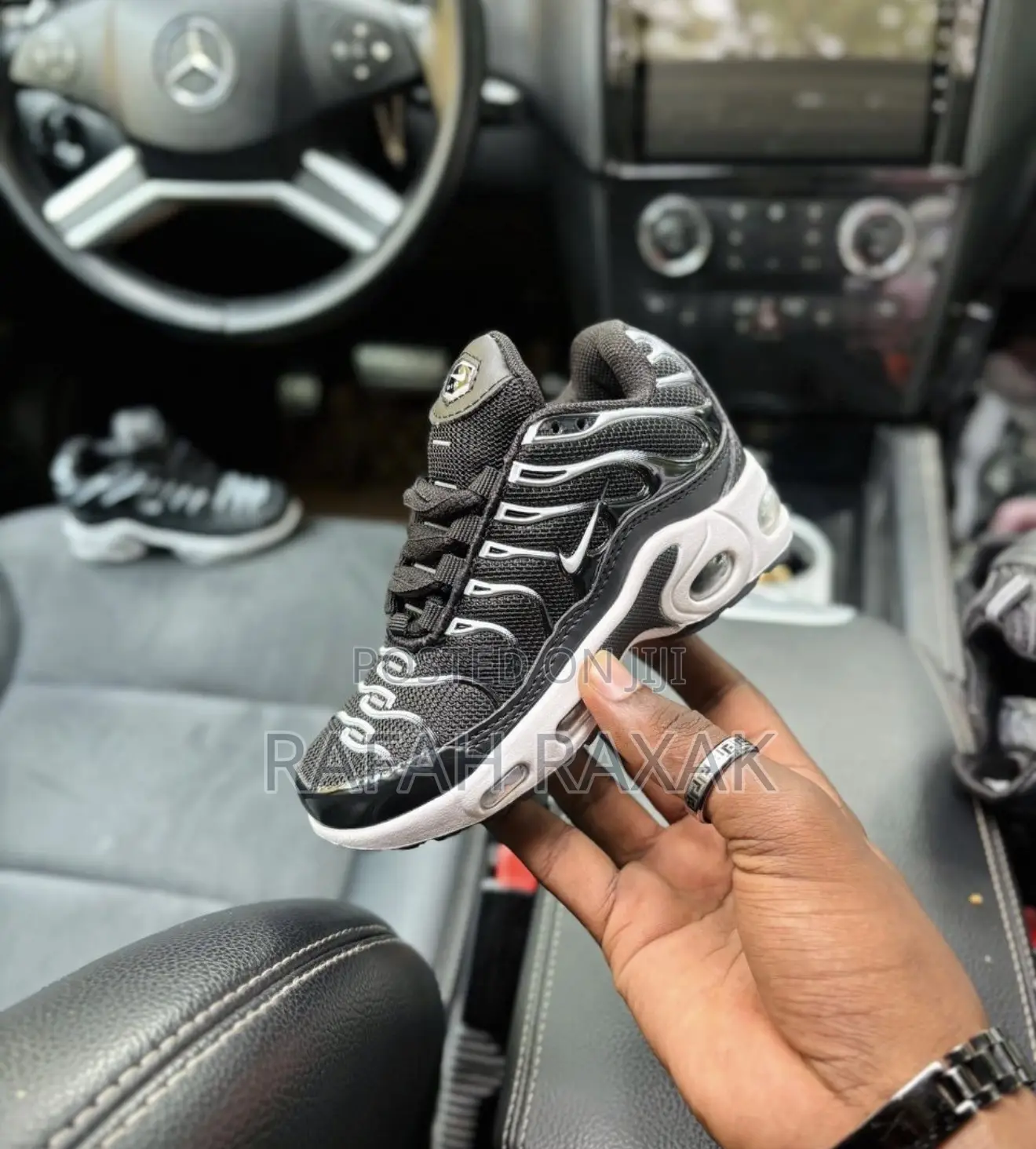 Original Kid’S Black/White Nike Tn Air Max Plus Baby Sneakers