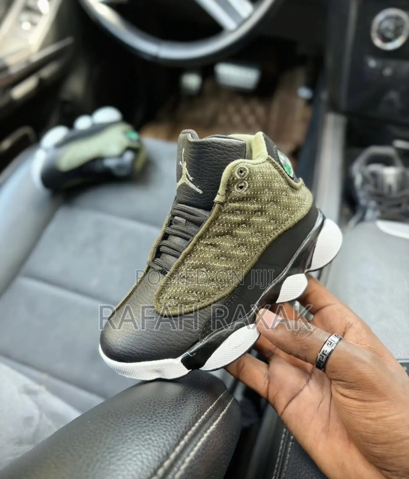 Original Kid’S Nike Air Jordan 13 Retro “Olive” Baby Sneakers