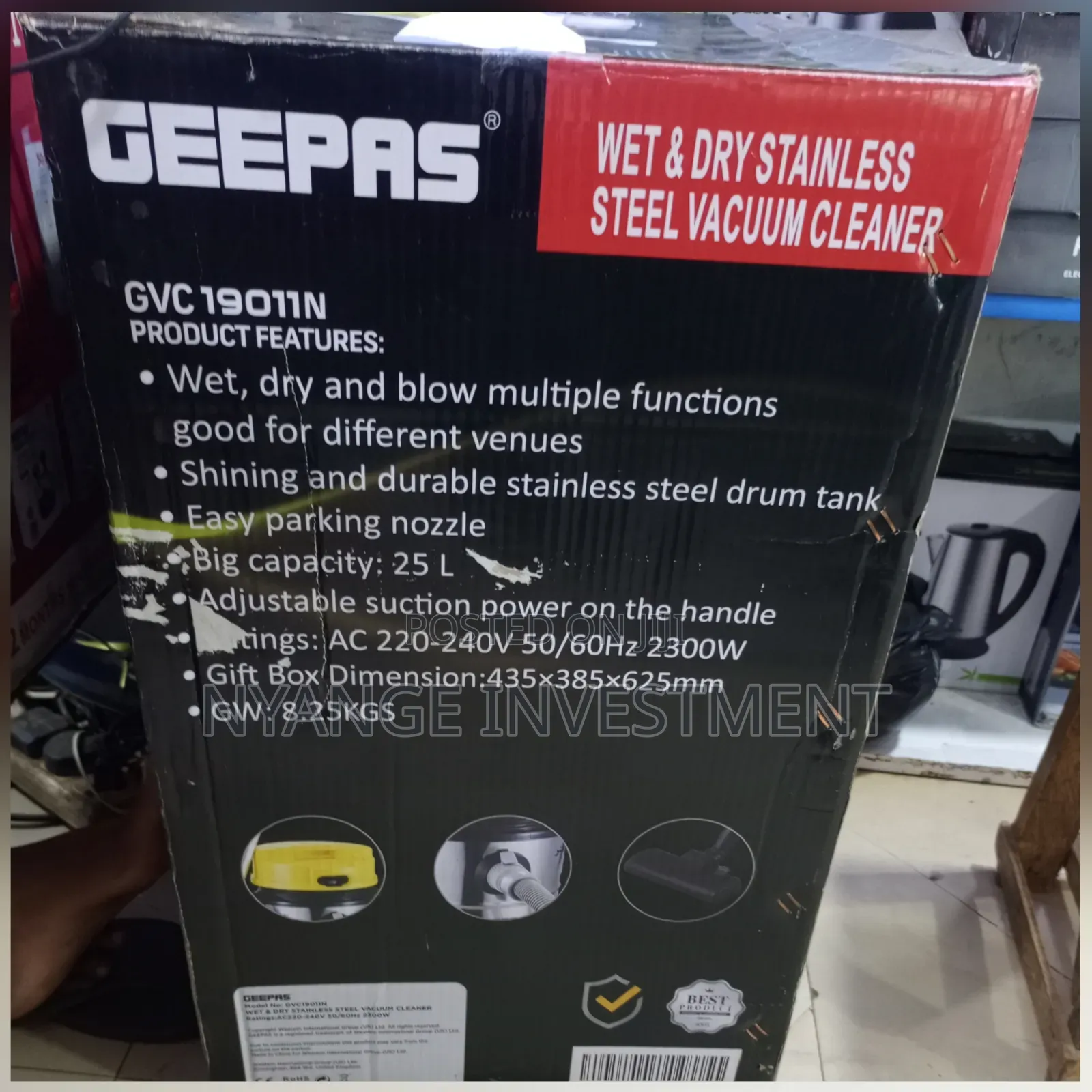 25 Litres Vacuum Cleaner. Vacuum Cleaner