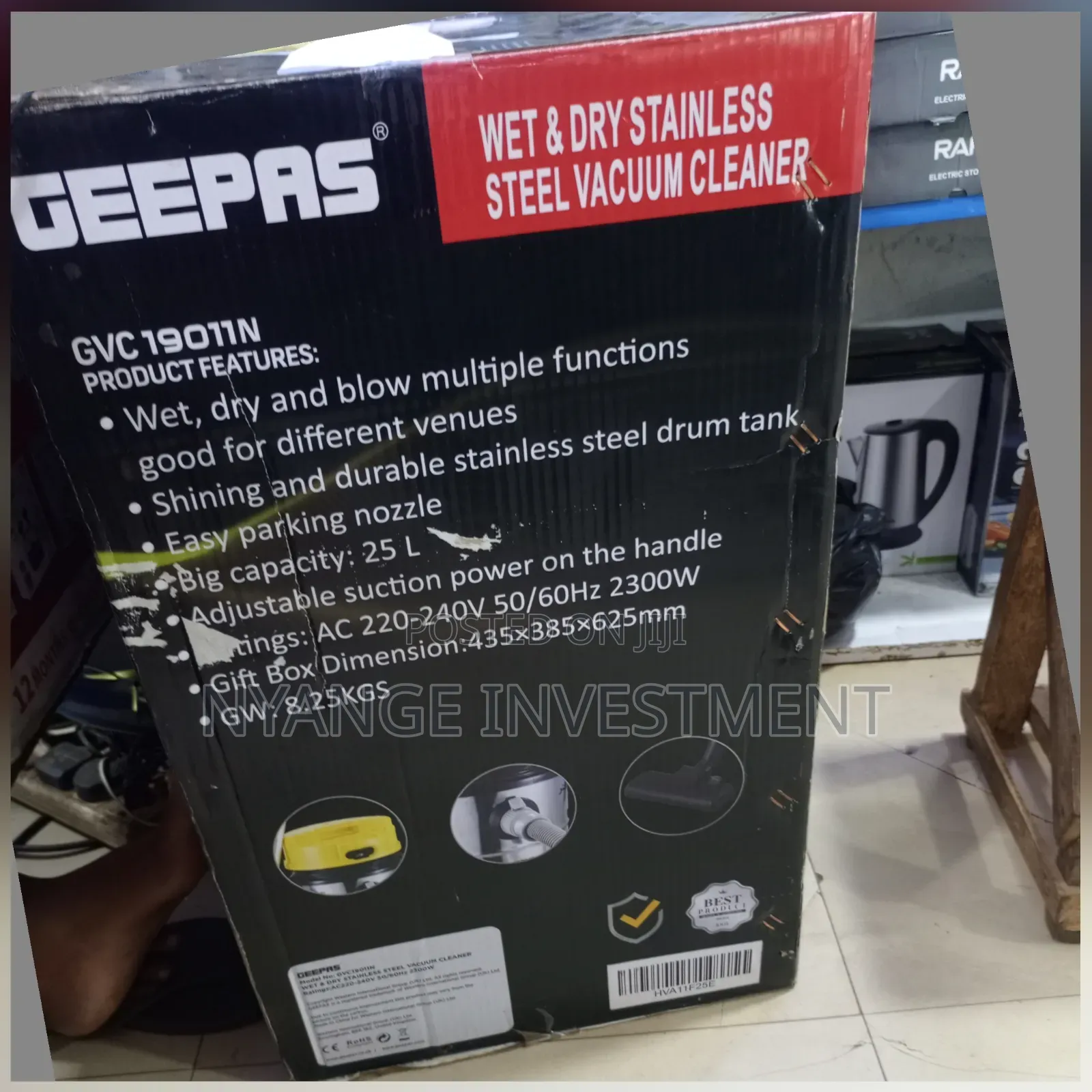 25 Litres Vacuum Cleaner. Vacuum Cleaner