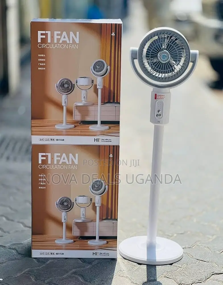 Rechargeable, Portable F1 Air Circulation Fan 3-in-1remote Control
