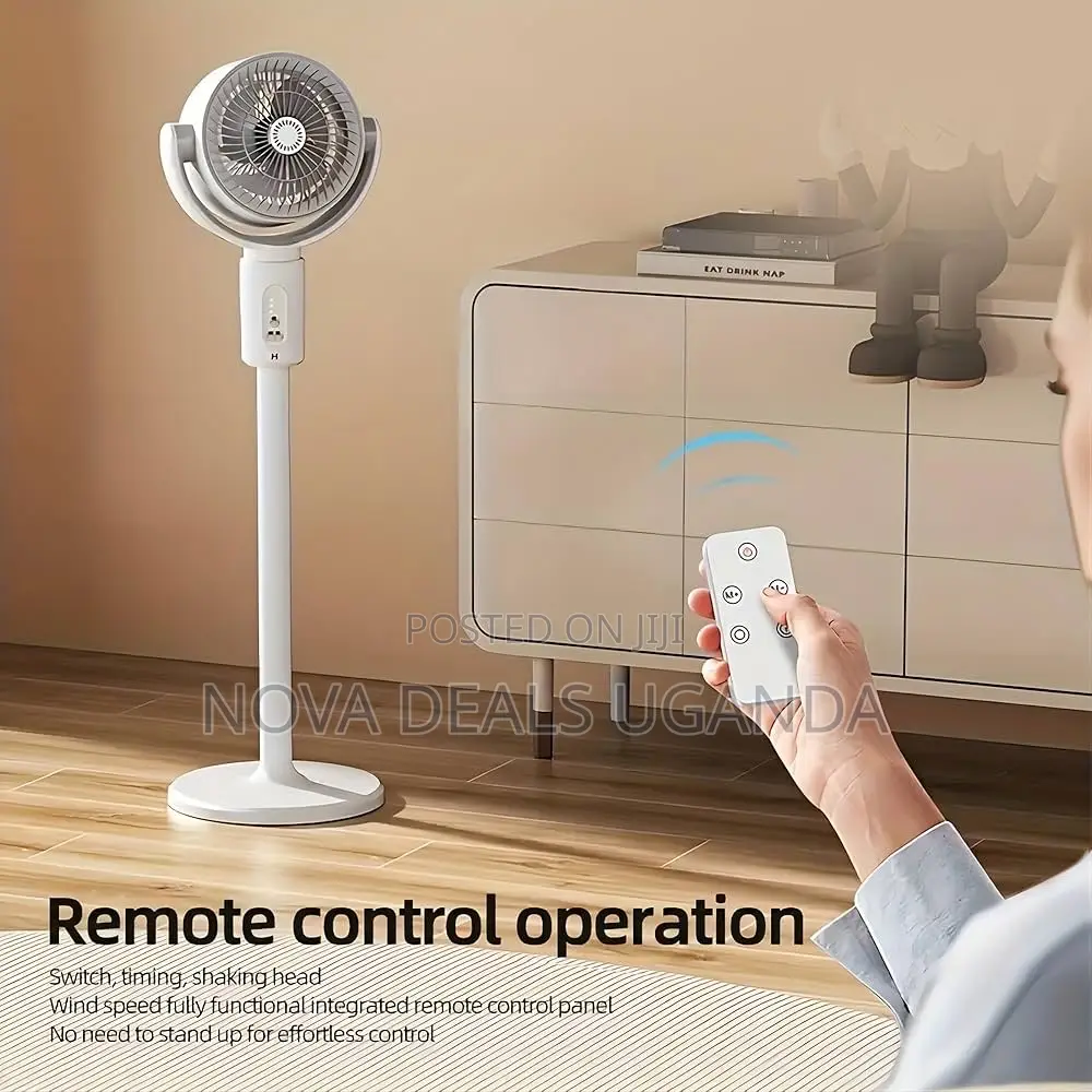 Rechargeable, Portable F1 Air Circulation Fan 3-in-1remote Control