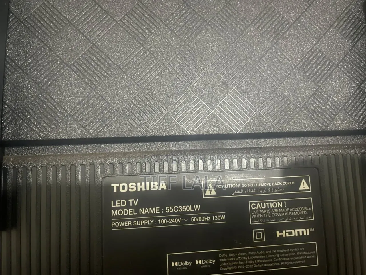 Toshiba 55 Inch Uhd Smart Vidaa Tv, Model 55c350lw