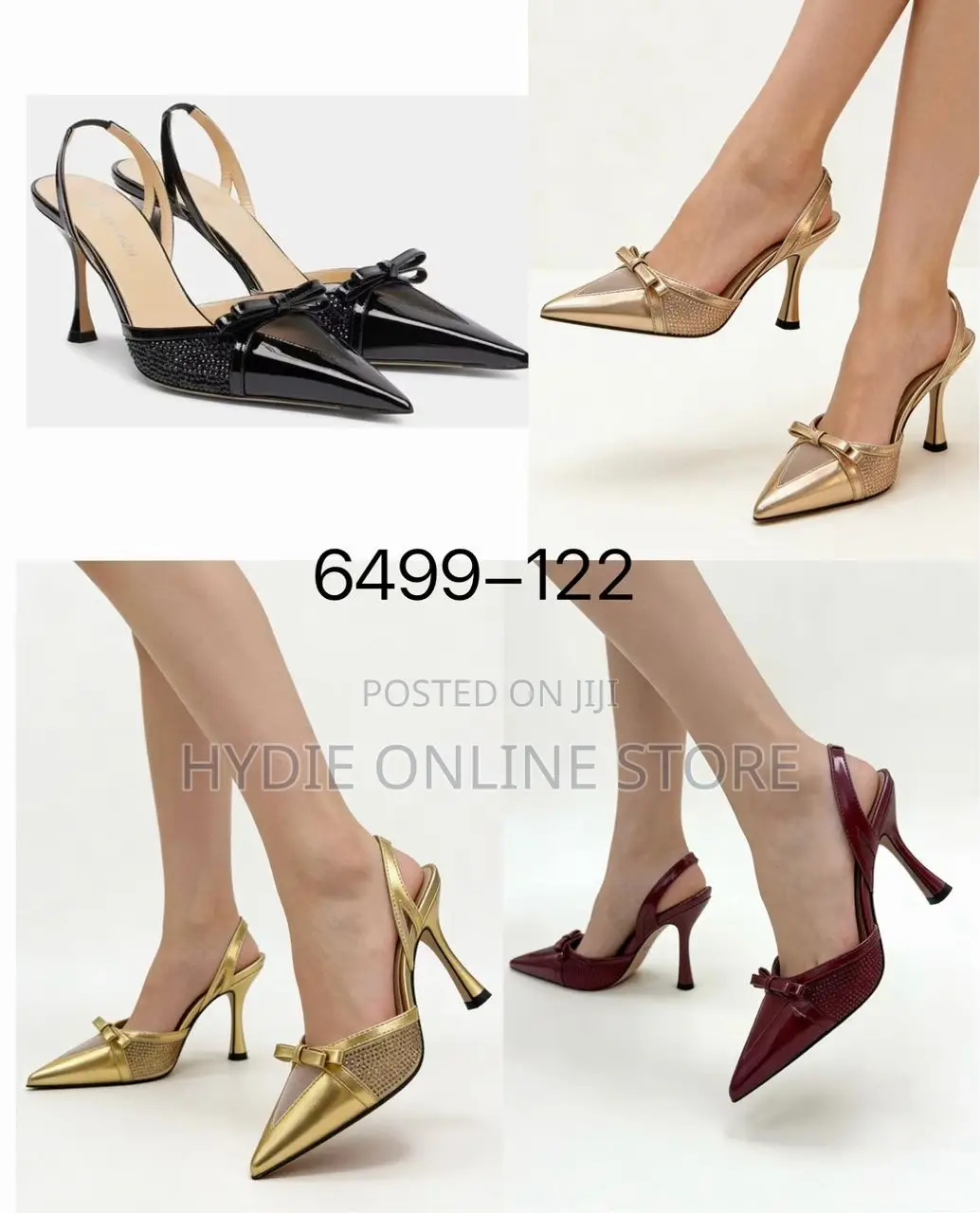 Classic Hot Silver White Ladies Heels