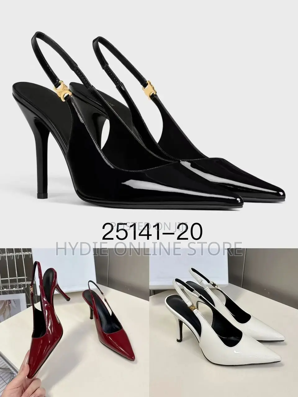 Classic Hot Silver White Ladies Heels