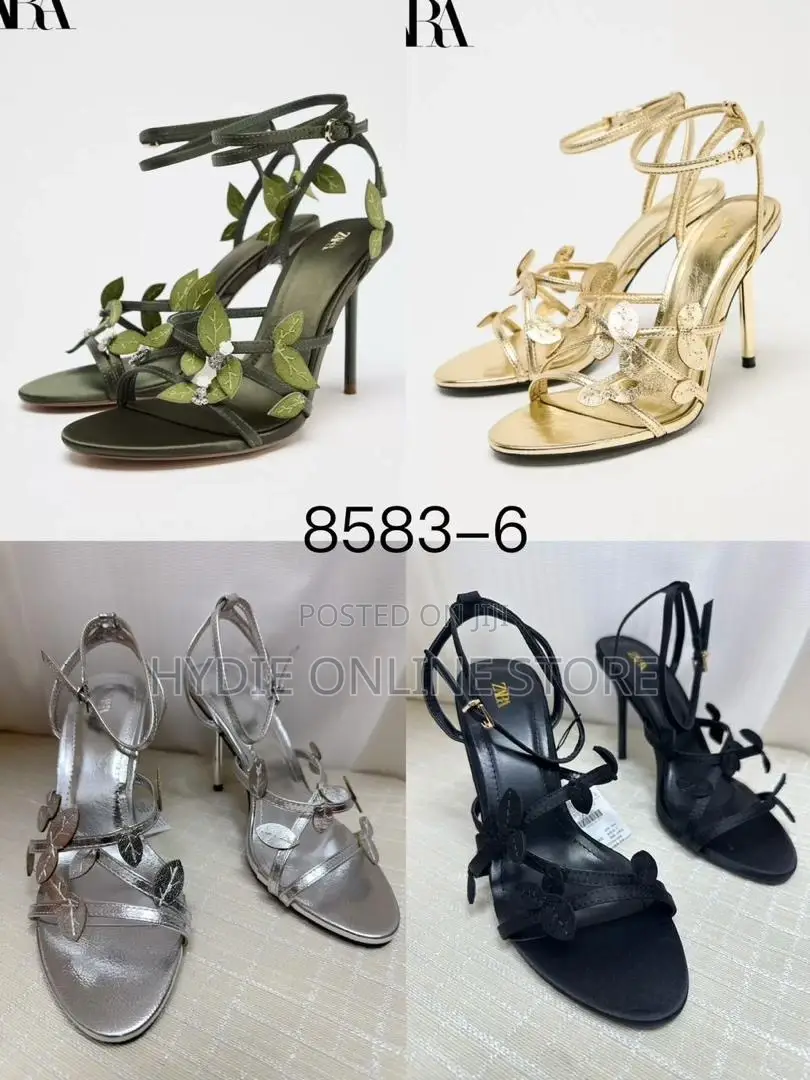 Classic Hot Silver White Ladies Heels