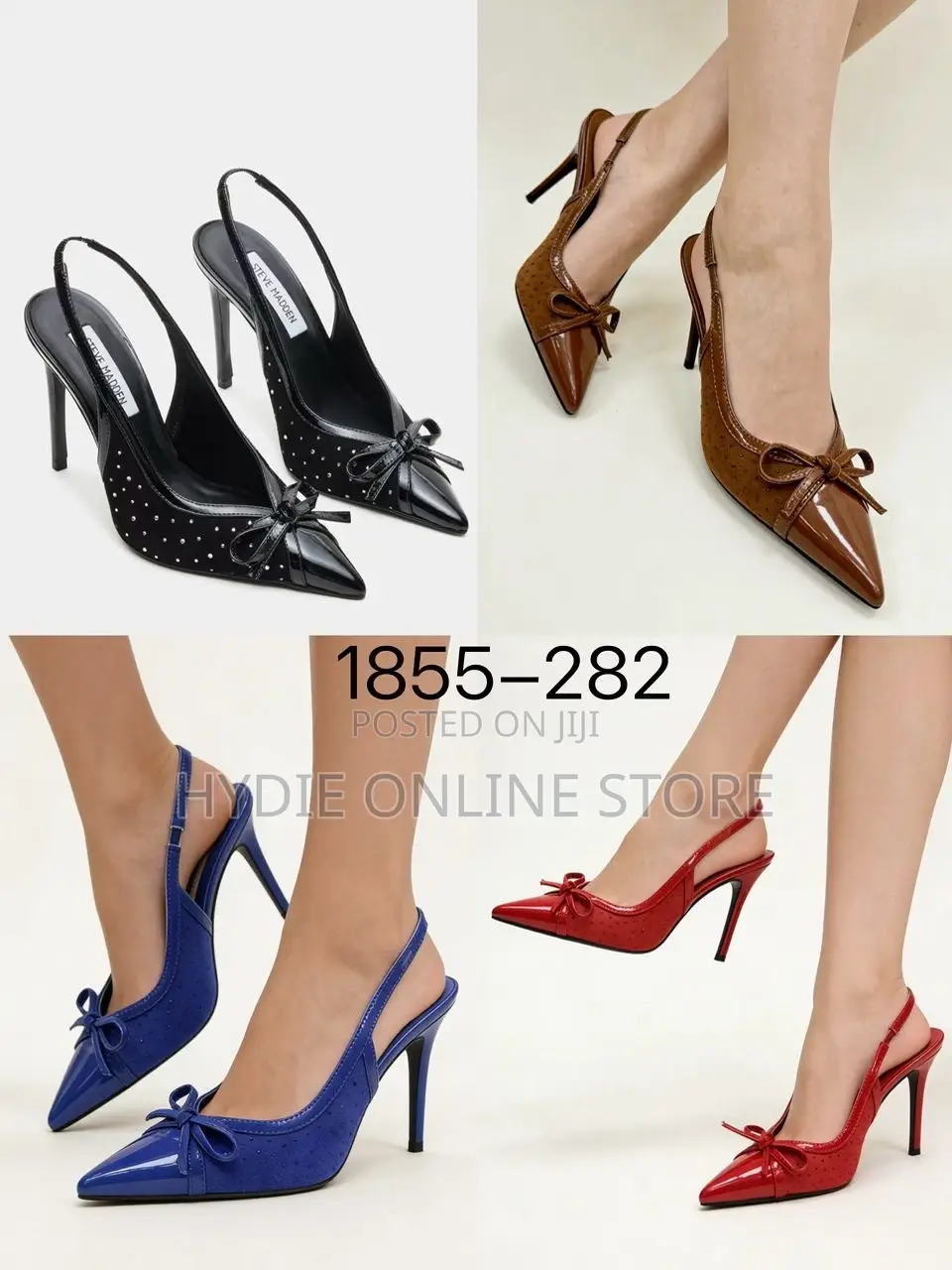Classic Hot Silver White Ladies Heels
