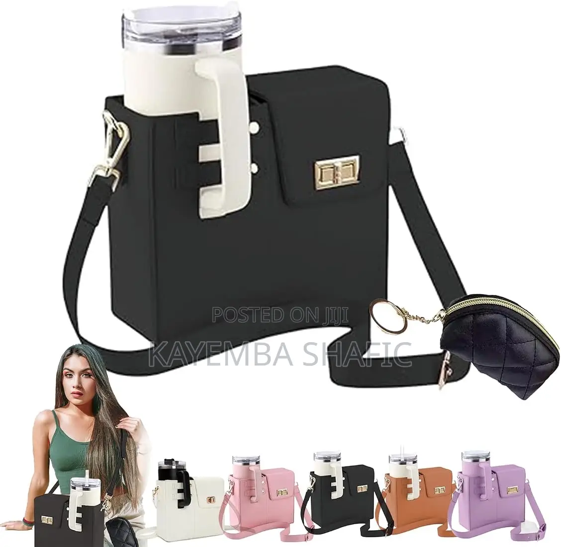 Stanley Outdoor Portable Tumbler Crossbody Storage Bag