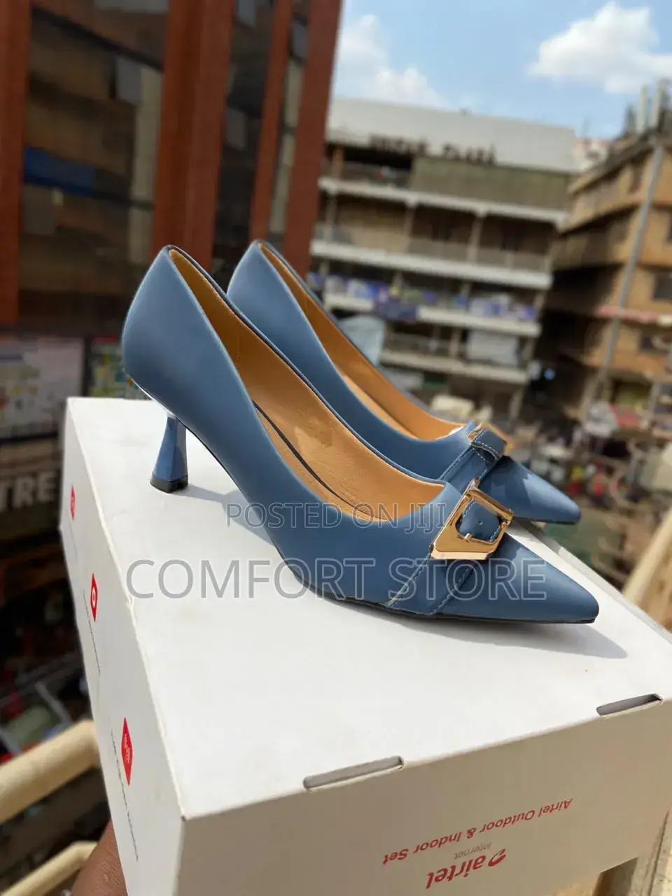 Suede Office Kitten Heels for Ladies