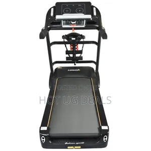 Foldable Treadmill 588 Semi-commercial Machine- Black/ Silver