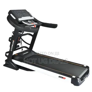 Foldable Treadmill 588 Semi-commercial Machine- Black/ Silver
