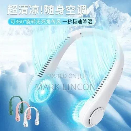 Luxurious Mini Portable Bladeless Neck Fan