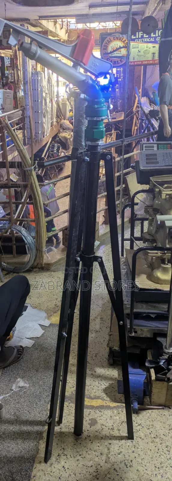 Industrial Agricultural Rain Gun Sprinkler With Stand