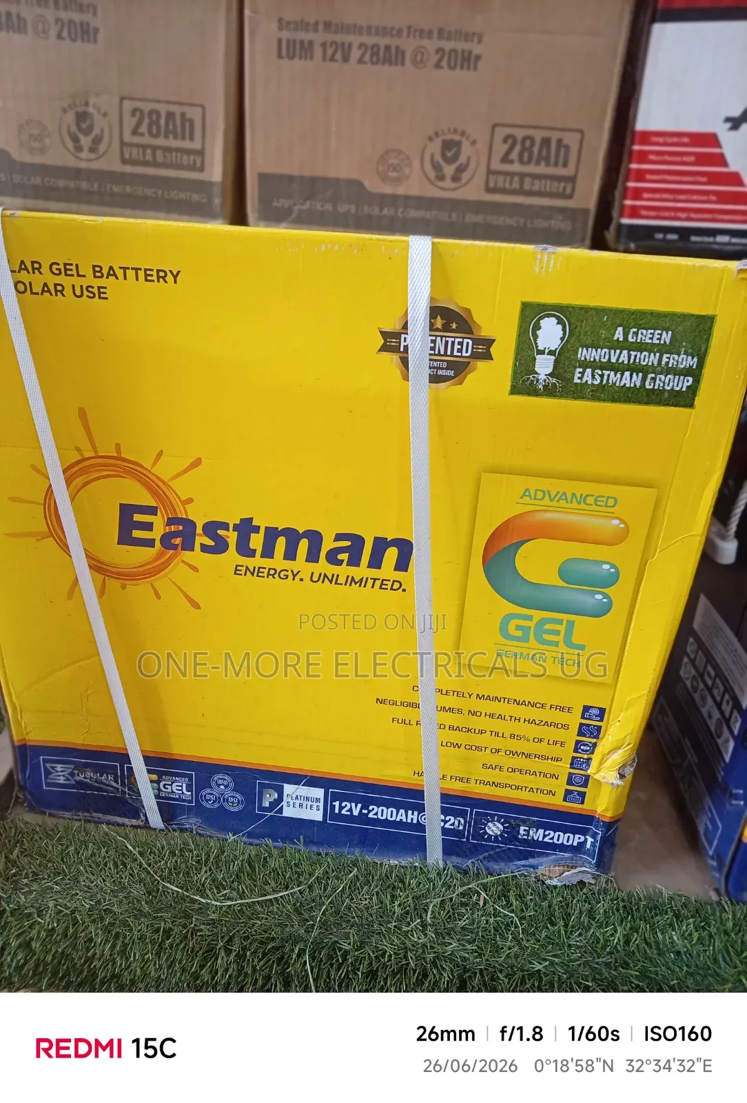 Genuine Heavy Duty Tubular Batteries 200ah/12volts