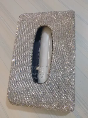 Multicolor Crystal Bling Tissue Car Tissue Holder